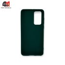 Чехол для телефона Huawei P40 силиконовый с рисунком, авокадо, темно-зеленого цвета