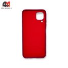 Чехол для телефона Huawei P40 Lite/Nova 6Se/Nova 7i Silicone Case, малинового цвета