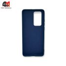 Чехол для телефона Huawei P40 Pro Silicone Case, темно-синего цвета