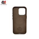 Чехол Iphone 16 Pro Leather Case+MagSafe, Taupe