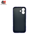 Чехол для Iphone 16 силиконовый, 037 фиолетовый, Luxo