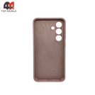 Чехол для Samsung S25 Plus Silicone Case, пудрового цвета