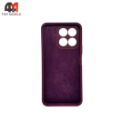 Чехол для Honor X5B 4G/X5B Plus 4G Silicone Case, цвет марсала