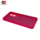 Чехол для Samsung S25 Edge Silicone Case, ярко-розового цвета