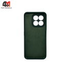 Чехол для Honor X6C Silicone Case, темно-зеленого цвета