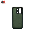 Чехол для Xiaomi Poco C85/Redmi 15C Silicone Case, темно-зеленого цвета