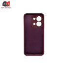 Чехол для Xiaomi Poco C85/Redmi 15C Silicone Case, цвет марсала