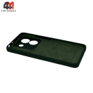 Чехол для Xiaomi Poco M7 Pro 5G Silicone Case, темно-зеленого цвета