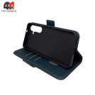 Чехол-книга для Samsung S25 FE шов, зеленого цвета, Case