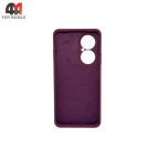Чехол для телефона Huawei Nova Y73 Silicone Case, цвет марсала