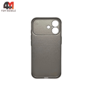 Чехол для iPhone 17 AG Glass+MagSafe, серого цвета