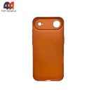 Чехол для iPhone 17 Air AG Glass+MagSafe, оранжевого цвета