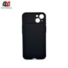 Чехол для iPhone 15 AG Glass+MagSafe, черного цвета