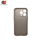 Чехол для iPhone 15 Pro Max AG Glass+MagSafe, золотистого цвета