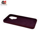 Чехол для Xiaomi Poco F7 5G Silicone Case, цвет марсала