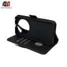 Чехол-книга для Honor X9D шов, черного цвета, Case