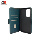 Чехол-книга для Huawei Nova 14 шов, зеленого цвета, Case