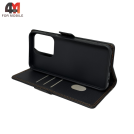 Чехол-книга для Xiaomi Poco C85/Redmi 15C шов, черного цвета, Case