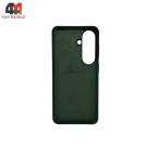 Чехол для Samsung S26 Plus Silicone Case, темно-зеленого цвета