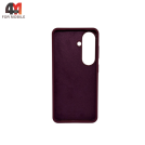 Чехол для Samsung S26 Plus Silicone Case, цвет марсала