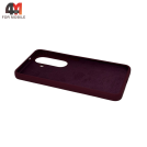 Чехол для Samsung S26 Plus Silicone Case, цвет марсала