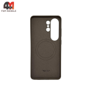 Чехол для Samsung S26 Ultra Leather Case, коричневого цвета