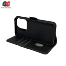 Чехол-книга для Xiaomi Mi 15T шов, черного цвета, Case