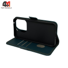 Чехол-книга для Xiaomi Mi 15T шов, зеленого цвета, Case