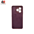 Чехол для Honor X8D Silicone Case, марсала