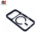 Чехол для iPhone 17 Pro/18 Pro пластиковый c MagSafe, синий, New Case