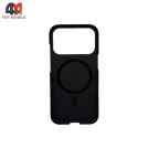 Чехол для iPhone 17 Pro/18 Pro карбон с MagSafe, черный, New Case