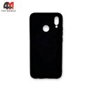 Чехол для телефона Huawei P20 Lite/Nova 3E силиконовый, матовый, черного цвета