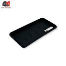 Чехол для телефона Huawei P30 силиконовый, матовый, черного цвета