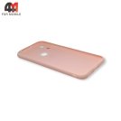 Чехол для телефона Huawei Y6 2019/Honor 8A/Y6s силиконовый, матовый с логотипом, розового цвета