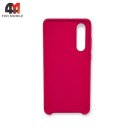 Чехол для телефона Huawei P30 Silicone Case, малинового цвета