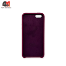 Чехол Iphone 5/5S/SE Silicone Case, 52 бордовый