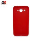 Чехол для телефона Huawei Y3 2017 силиконовый, матовый, красного цвета, Cherry
