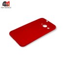 Чехол для телефона Huawei Y3 2017 силиконовый, матовый, красного цвета, Cherry