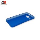 Чехол для телефона Huawei Y3 2017 силиконовый, матовый, голубого цвета, Experts