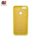 Чехол для телефона Huawei P Smart 2018 Silicone Case, желтого цвета