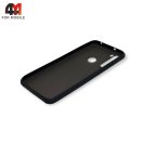 Чехол для Xiaomi Redmi Note 8T пластиковый с усиленной рамкой, черного цвета