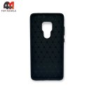 Чехол для телефона Huawei Mate 20 силиконовый, матовый, черного цвета
