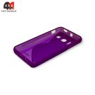 Чехол для телефона Huawei Y300 силиконовый, матовый, фиолетового цвета
