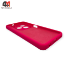 Чехол Infinix Hot 40/Hot 40Pro Silicone Case, ярко-розового цвета