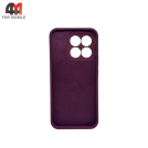 Чехол для Honor X8C Silicone Case, цвет марсала