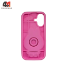 Чехол для Iphone 16 Labubu Popsocket, розового цвета