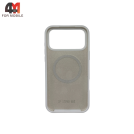 Чехол для Iphone 17 Pro Max Silicone Case Magnetic, белого цвета