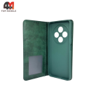 Чехол-книга для Xiaomi Poco C75/Redmi 14C в бок, зеленого цвета