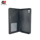Чехол-книга для Xiaomi Redmi 9A в бок, черного цвета