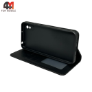 Чехол-книга для Xiaomi Redmi 9A в бок, черного цвета